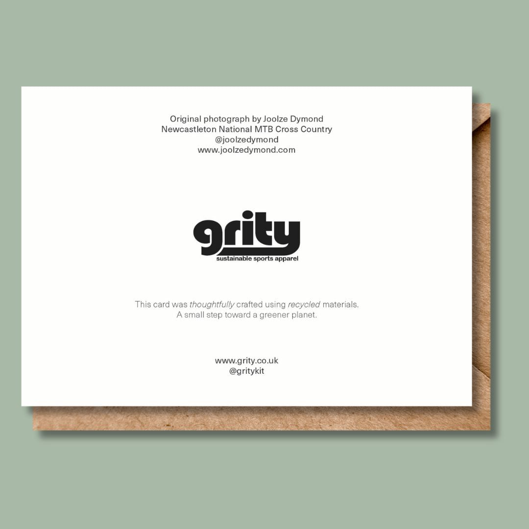 Derby Cyclocross Race Course Greetings Card
