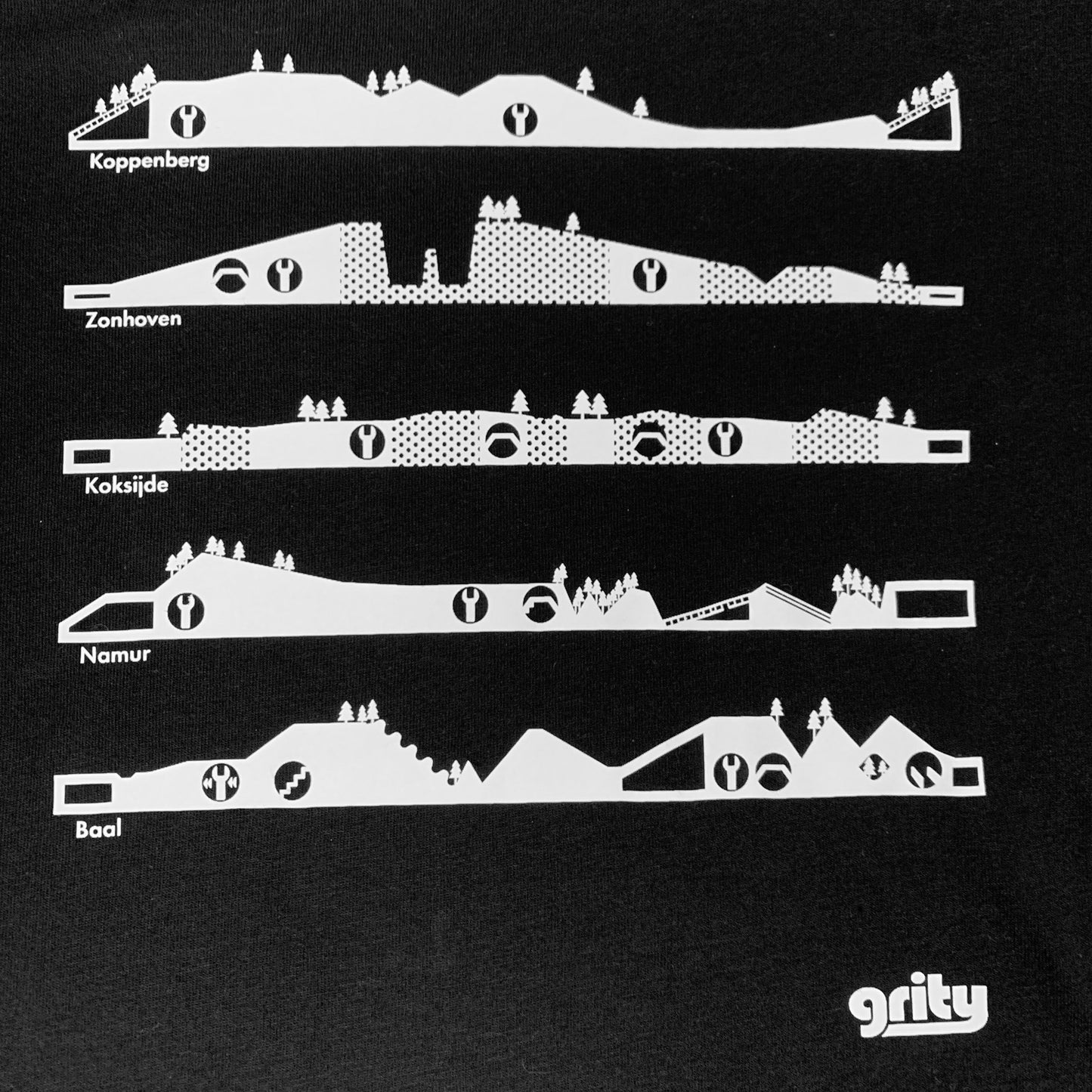 Cyclocross Icons T-shirt ♻️