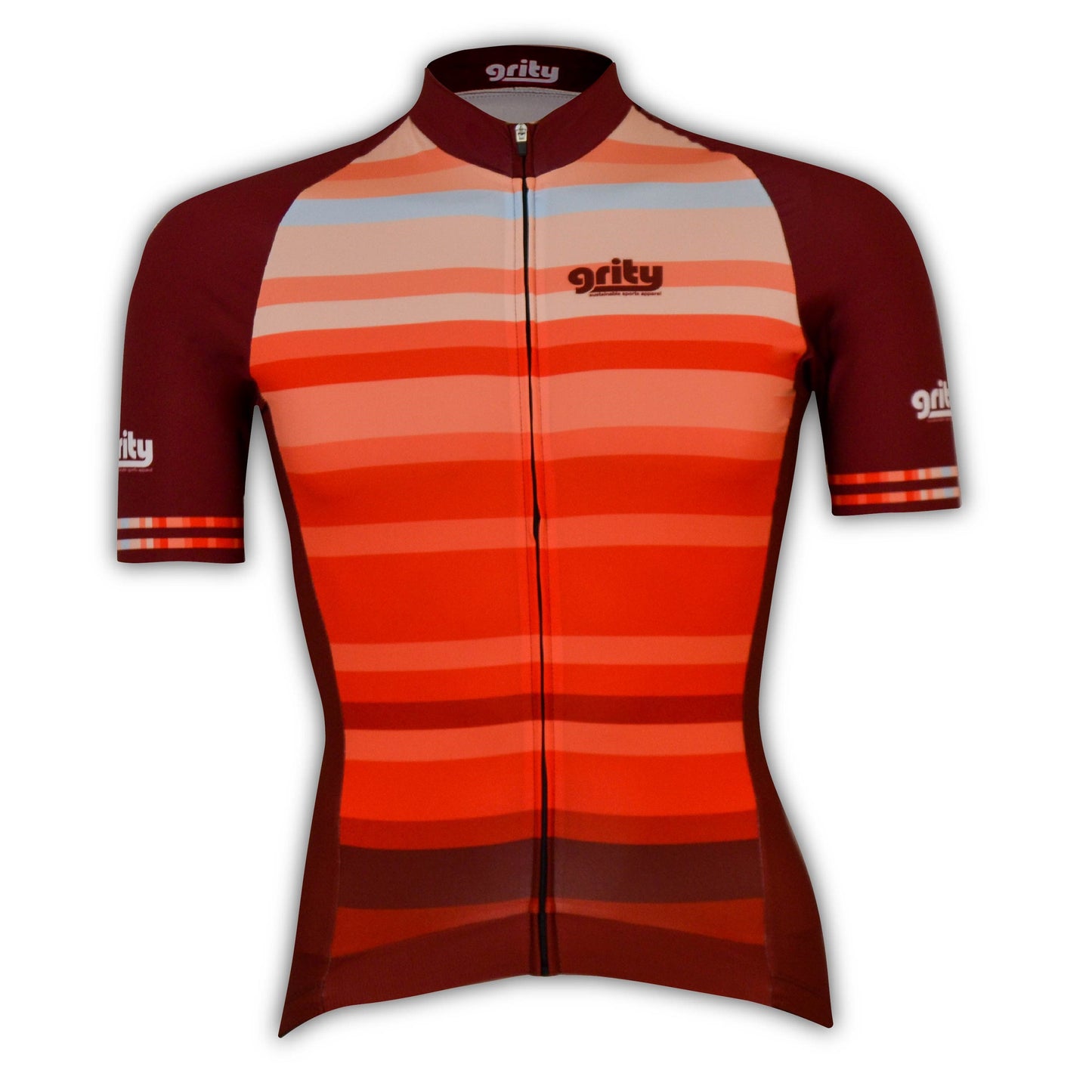 Warm Red Short Sleeve Jersey Men ♻️