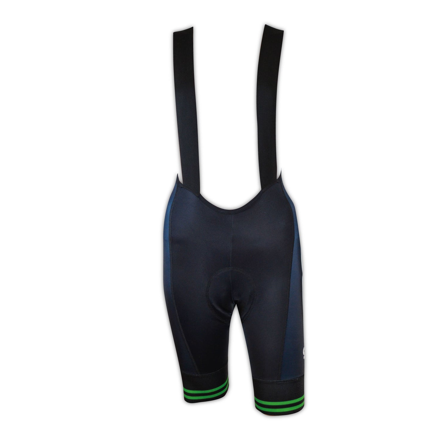 Navy Green Bib Shorts Women ♻️