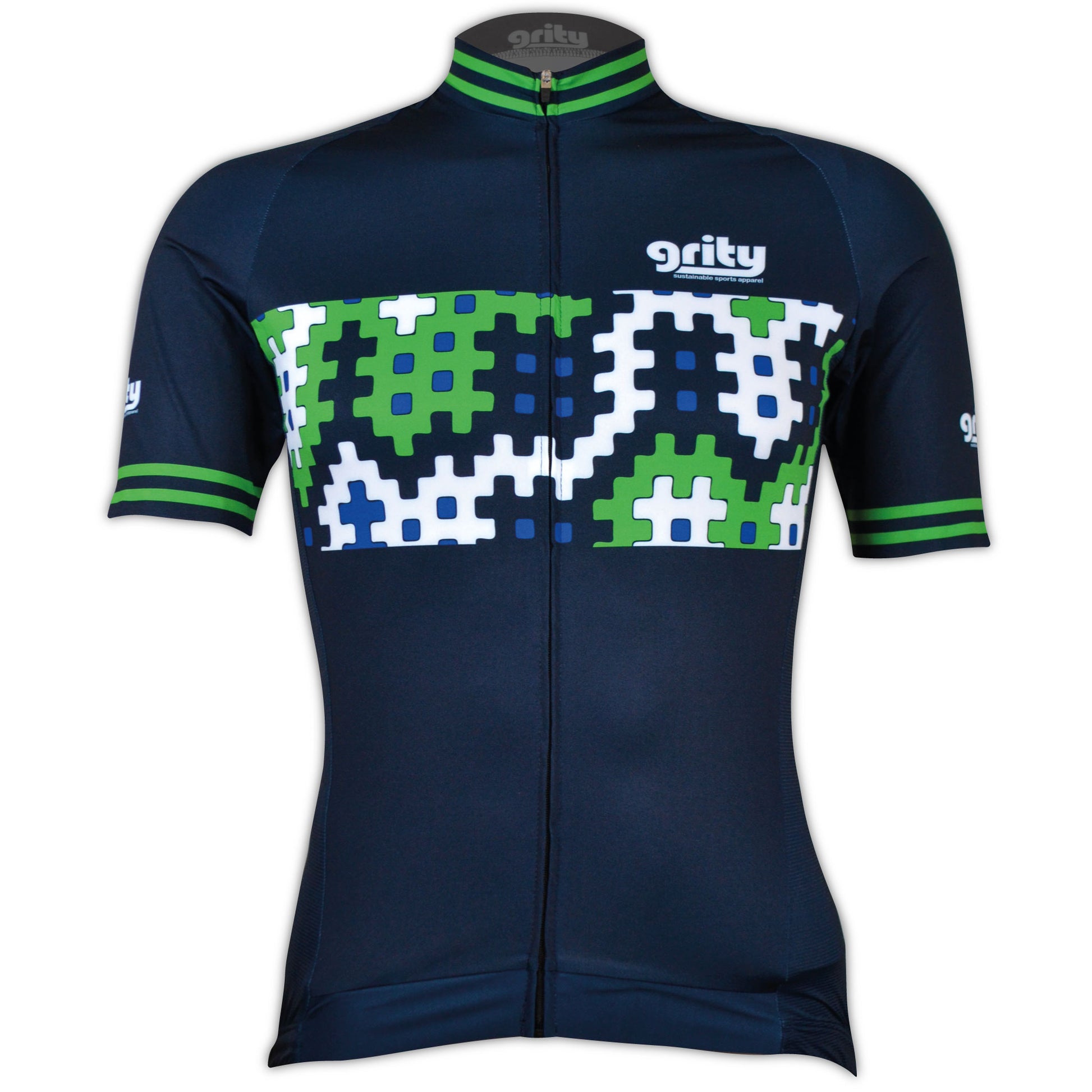 Hitomezashi cycling jersey