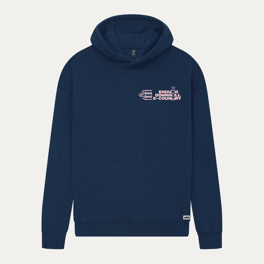 Kids MTB Grit Navy Hoodie