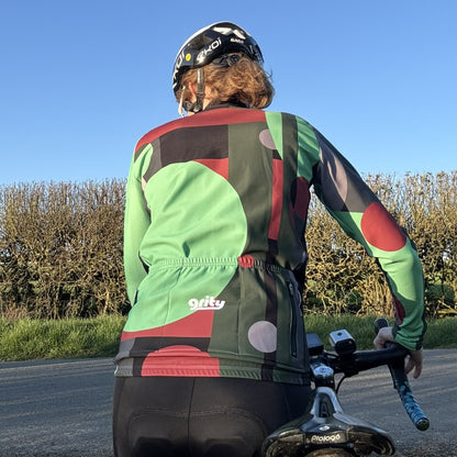 Abstract Thermal Long Sleeve Jersey ♻️