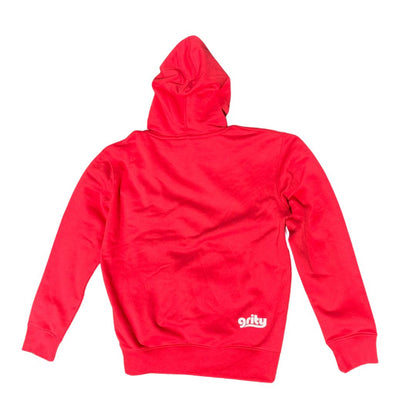 Red Grity Hoodie - Unisex ♻️