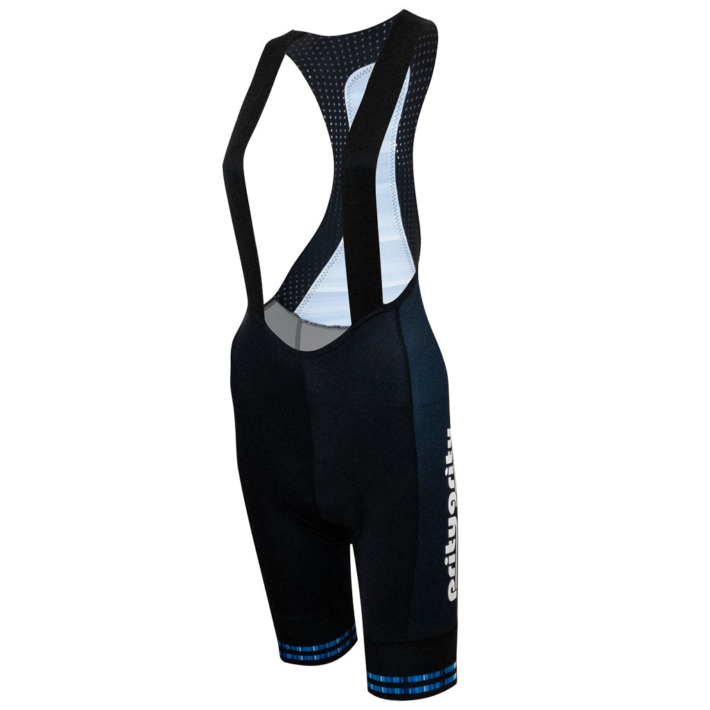 sustainable cycling bib shorts women pritygrity global warming front