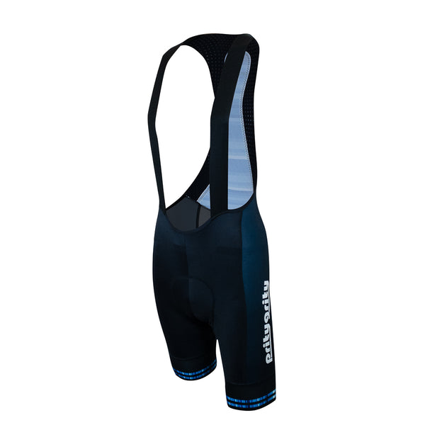 sustainable cycling bib shorts men pritygrity global warming front