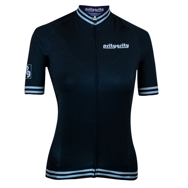 sustainable eco-friendly cycling short sleeve jersey women pritygrity