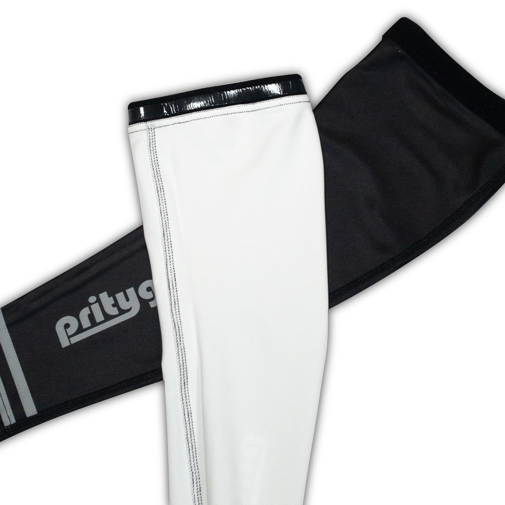 sustainable eco-friendly arm warmers cycling pritygrity