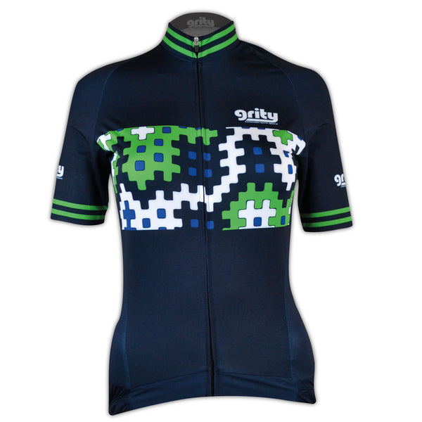Hitomezashi grity cycling jersey